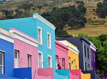 POD Camps Bay Boutique Hotel: Bunte Häuser im Bo-Kaap-Viertel in Kapstadt