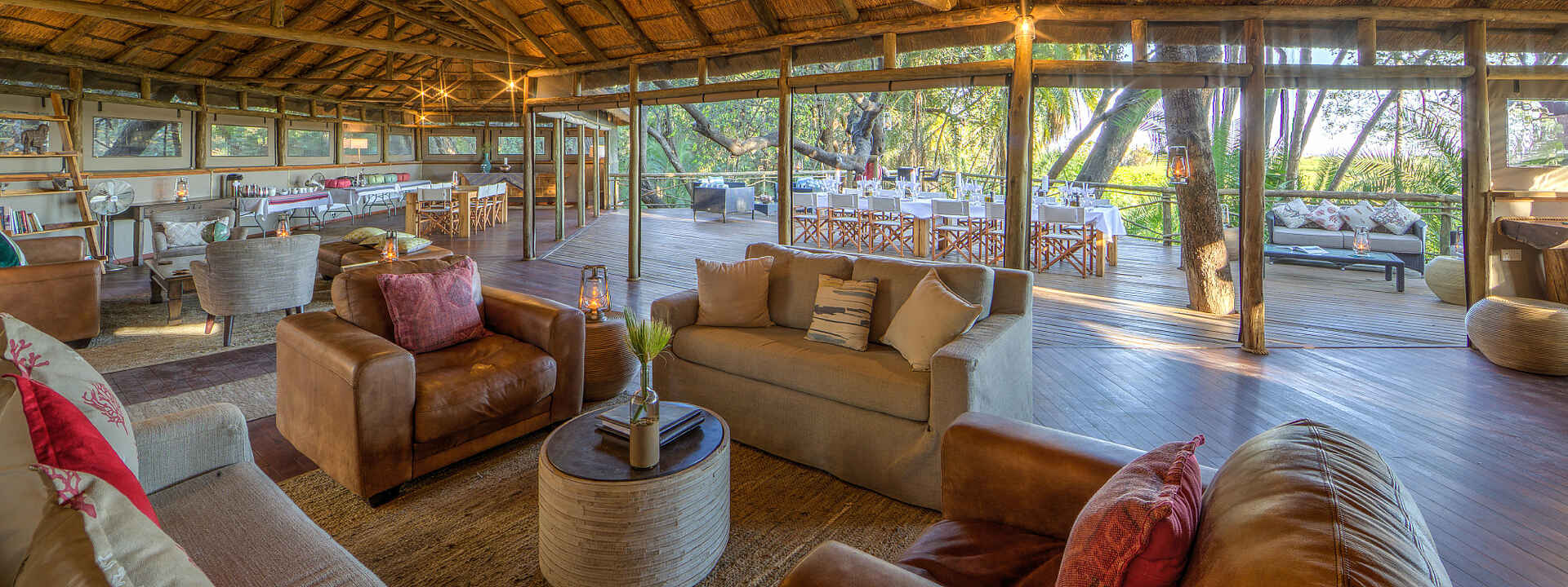 Der Gemeinschaftsbereich des Setari Camps