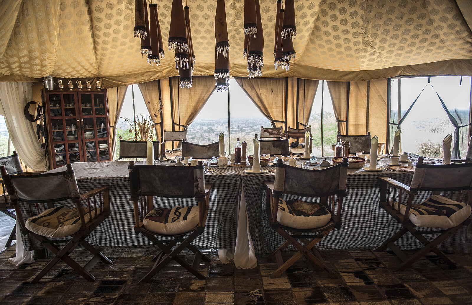 Shu'mata Camp: Frühstück mit Ausblick Shu'mata Camp: Frühstück mit Ausblick