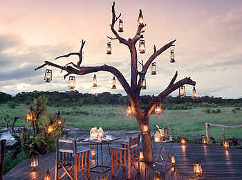 Somalisa Expeditions Camp: Romantisches Dinner