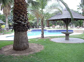 Tautona Lodge: Die Außenanlagen