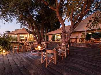 Zarafa Camp: Lagerfeuer Zarafa Camp: Lagerfeuer