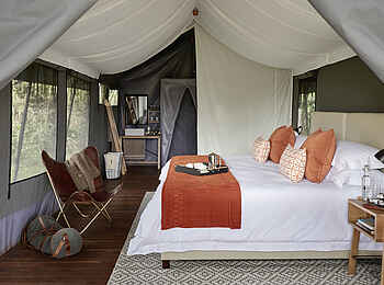 Sanctuary Ngorongoro Crater Camp: Schlafzimmer