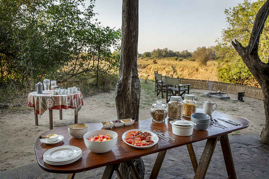 Chikoko Tree Camp: Frühstück Chikoko Tree Camp: Frühstück