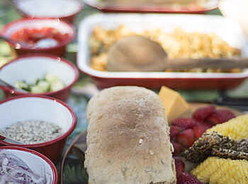 Kweene River Camp: Frühstück