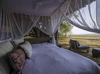 Little Ruckomechi Camp: Doppelbett