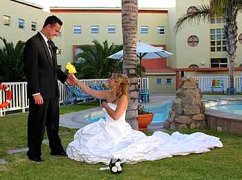 Lüderitz Nest Hotel: Hochzeitspärchen