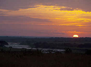 Olakira Camp: Sonnenuntergang Olakira Camp: Sonnenuntergang