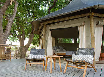 Three Rivers Camp: Liegesessel