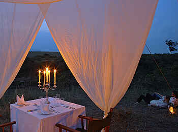 Naibor Camp: Bush Dinner Naibor Camp: Bush Dinner