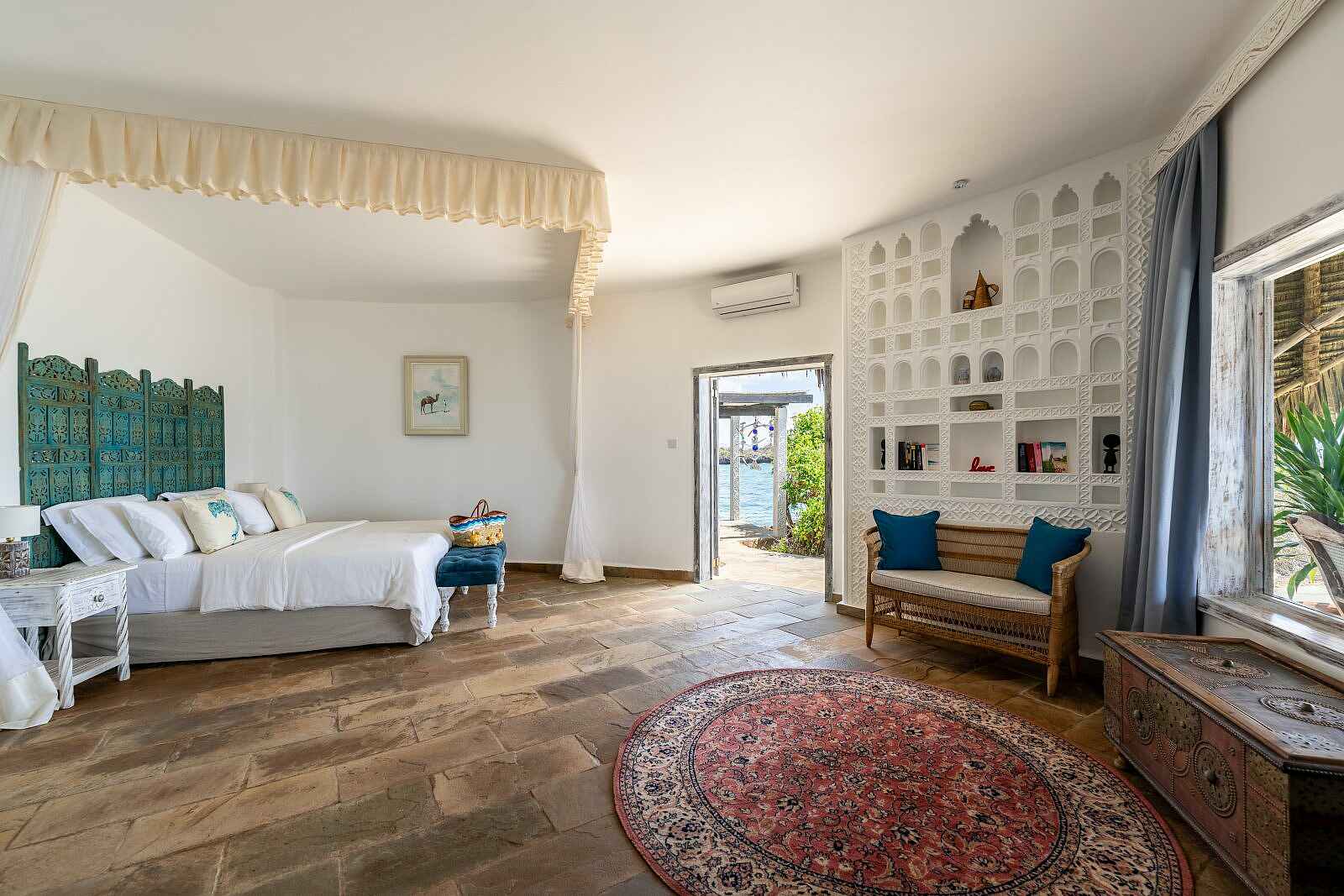 Chale Island: Schlafzimmer der Suite on the Rocks Chale Island: Schlafzimmer der Suite on the Rocks