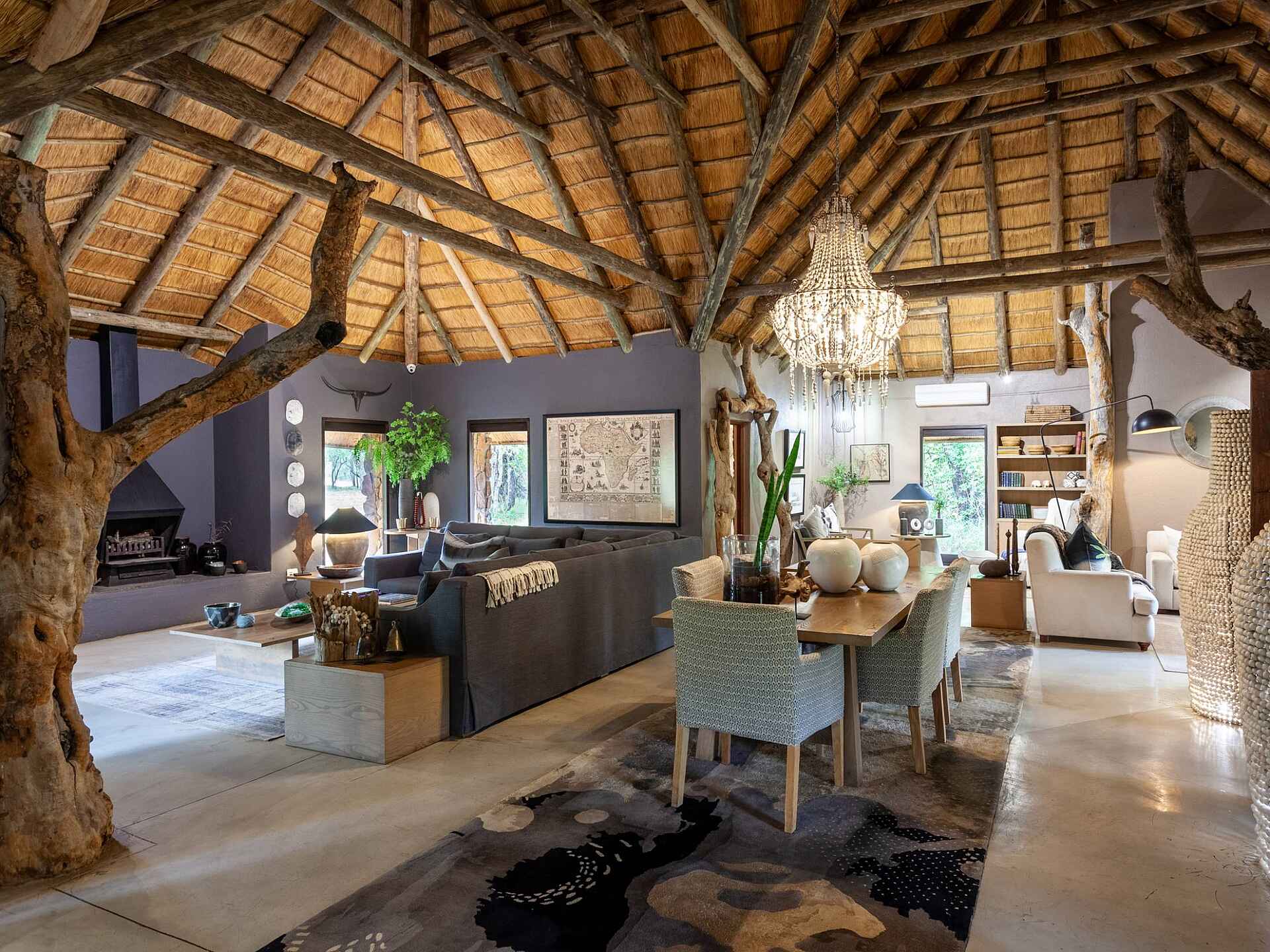 Leopard Hills: In der Lounge