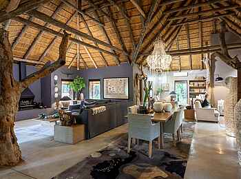 Leopard Hills: In der Lounge