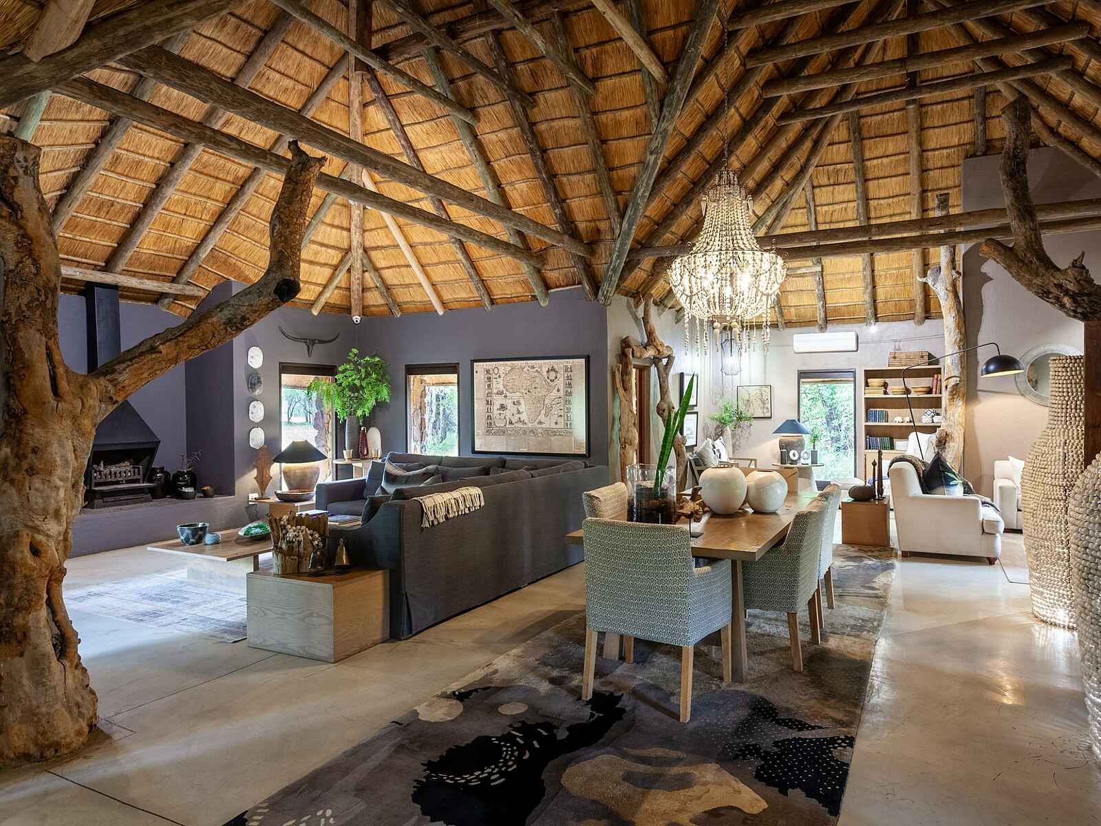 Leopard Hills: In der Lounge Leopard Hills: In der Lounge