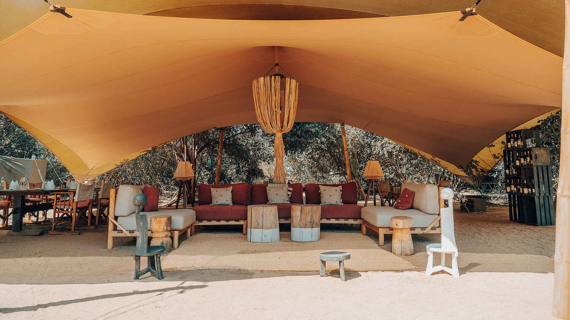 Wayo Manyara Green Camp: Sitzbereich außen