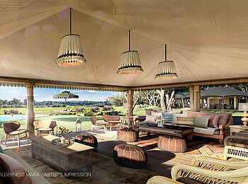 Wilderness Mara Camp: Lounge