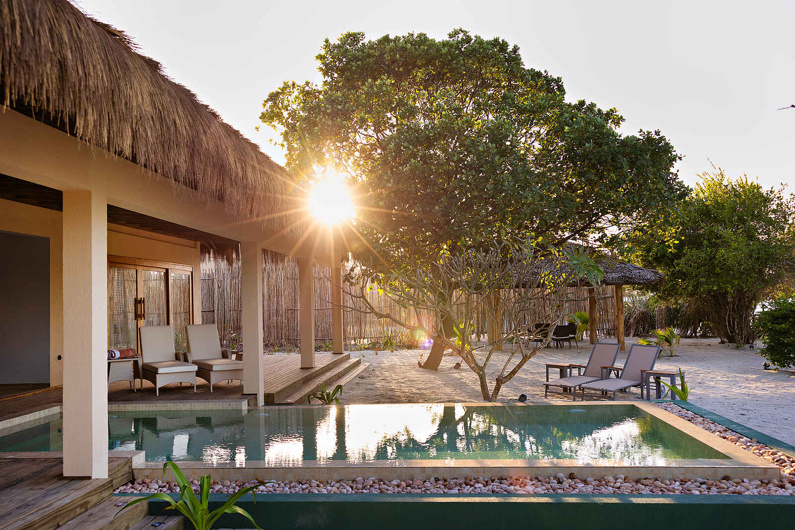 Bawe Island: Der Pool der Zanzibar Villa Bawe Island: Der Pool der Zanzibar Villa