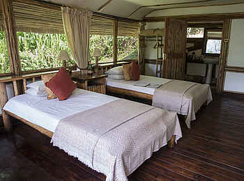 Buhoma Lodge: Geräumiges Schlafzimmer