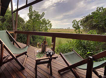 Lebala Camp: Private Veranda