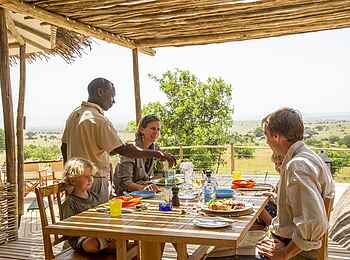 Mkombe's House Lamai: Das Essen wird serviert