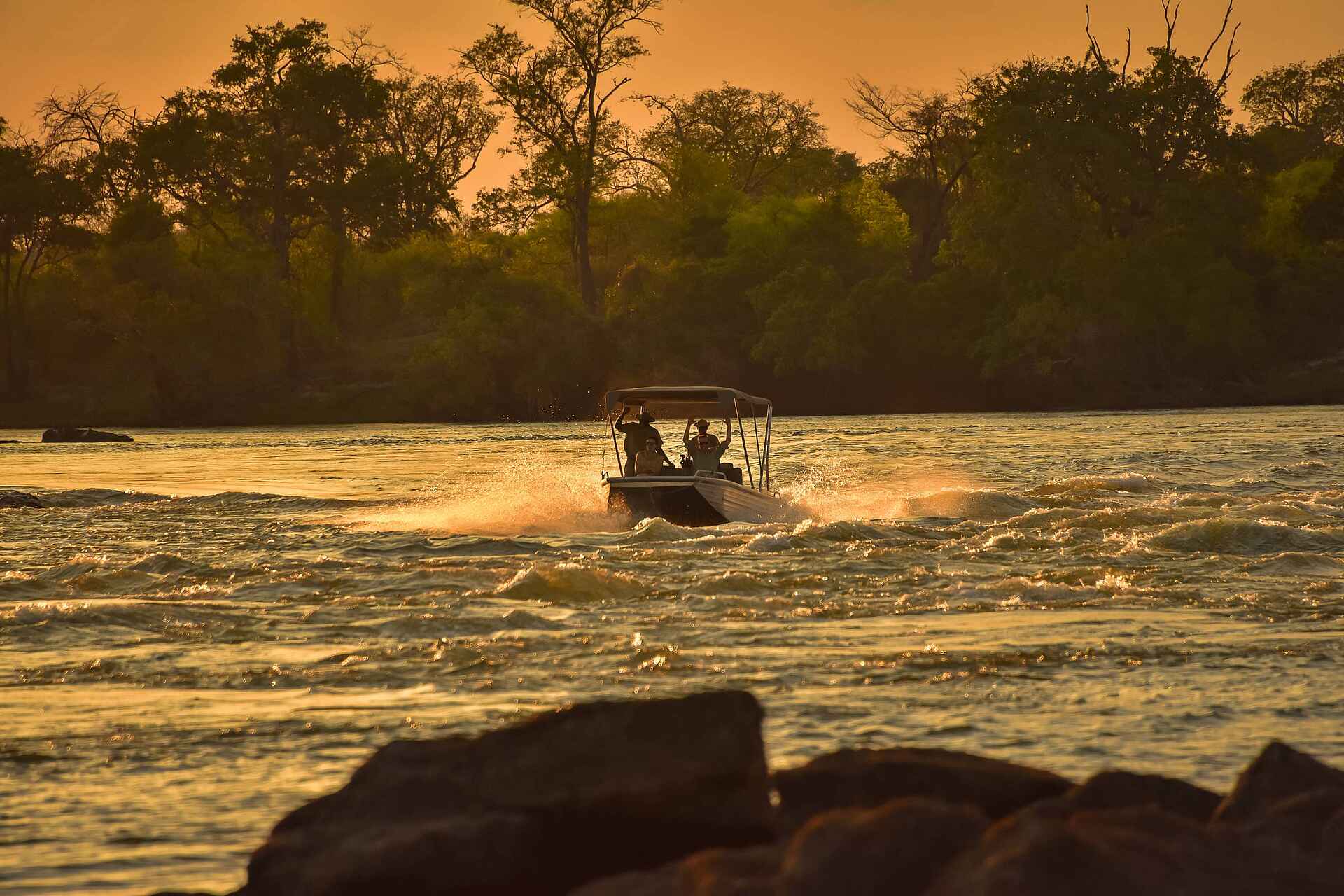 Mpala Jena Camp: Bootsfahrt