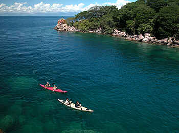 Mumbo Island Camp: Kayakausflug