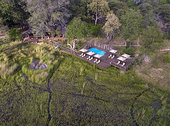 Nxabega Okavango Tented Camp: Luftaufnahme