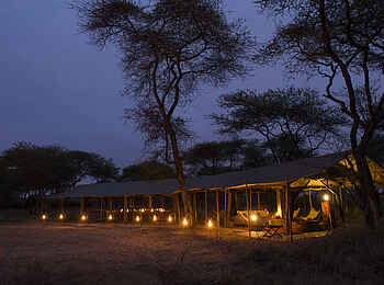 Serengeti Safari Camp: Abendstimmung