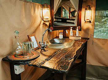 Soroi Mara Bush Camp: Waschbecken