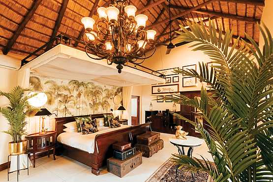 King's Camp: Doppelbett der Luxury Suite King's Camp: Doppelbett der Luxury Suite