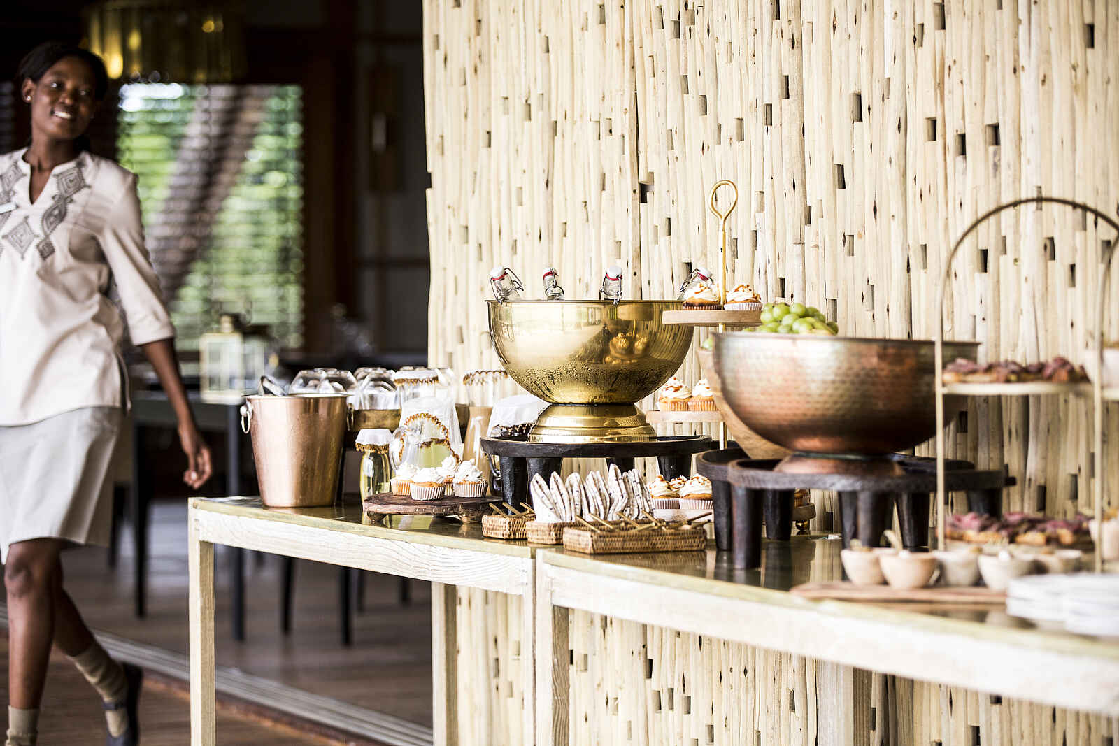 Mombo Camp: Abendbrot Mombo Camp: Abendbrot