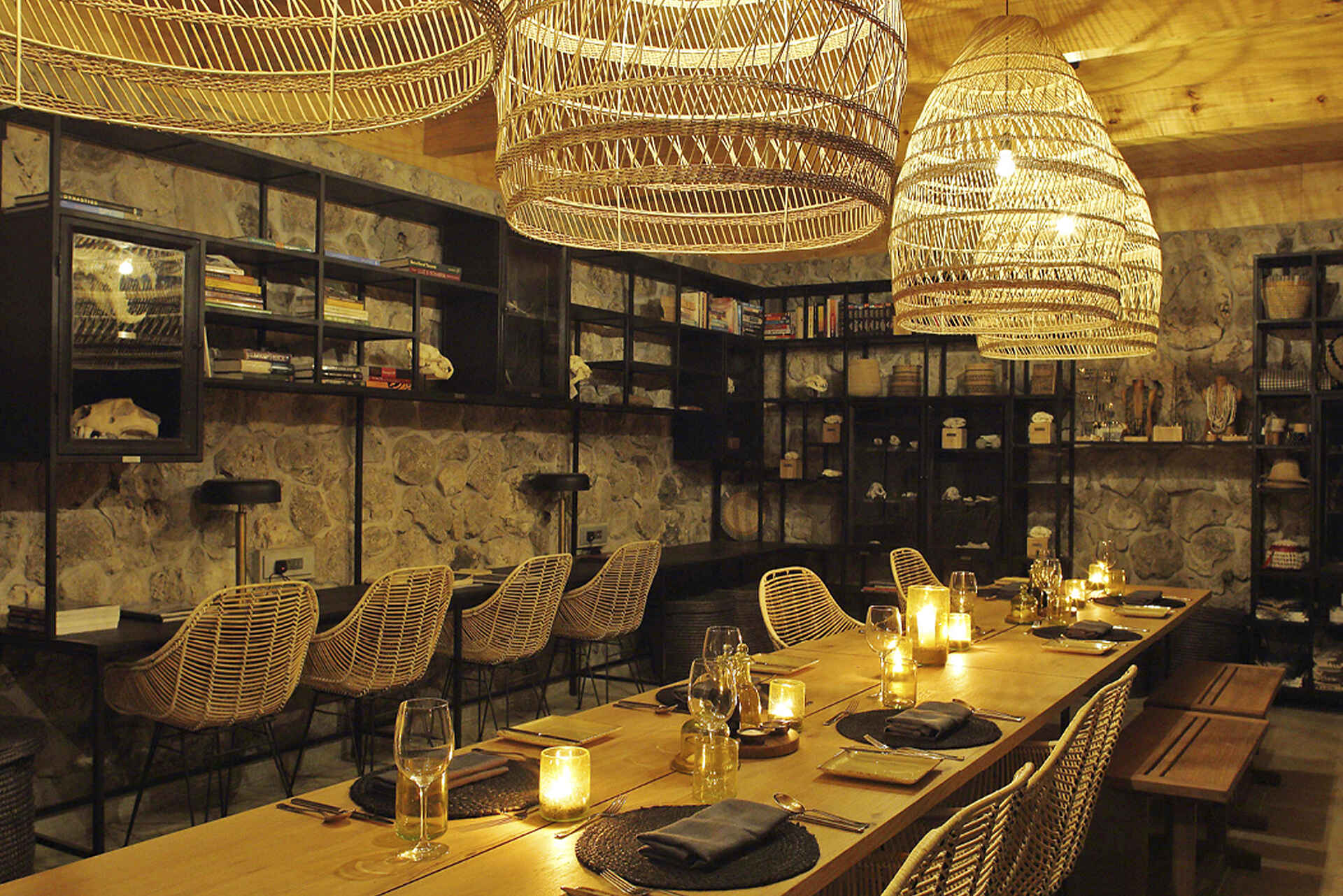 Namiri Plains Camp: Dinner