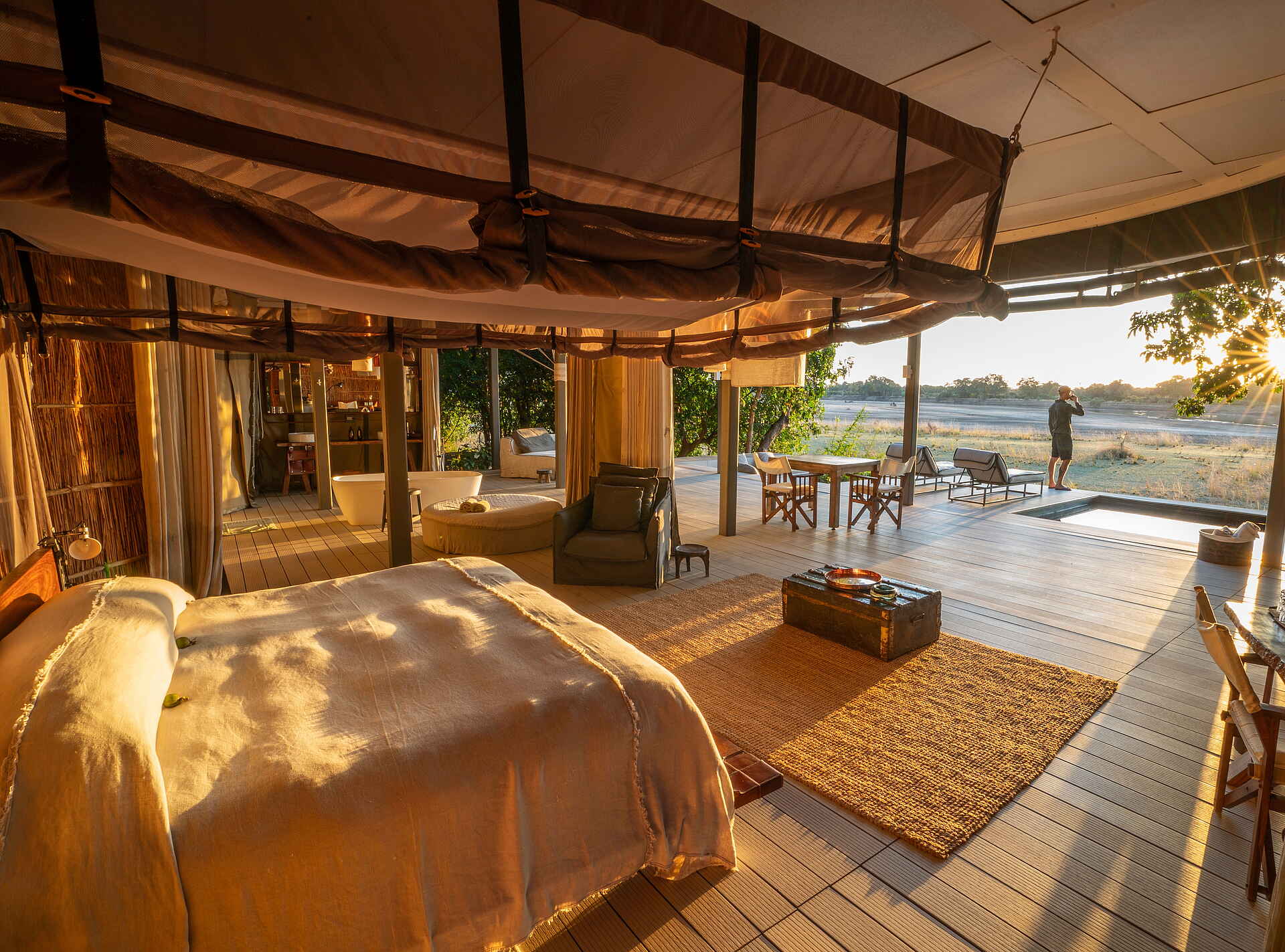 afrikarma, Afrikarma Safaris, afrikarma.de, Gästeunterkünfte, Time + Tide Chinzombo, Chinzombo, Norman Carr Safaris, Time + Tide Africa, Walking Safari