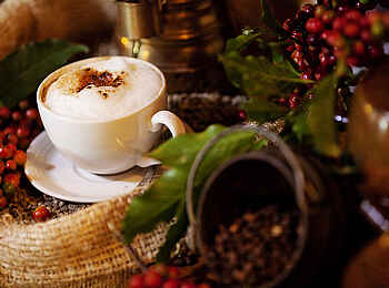 Arusha Coffee Lodge: Kaffee