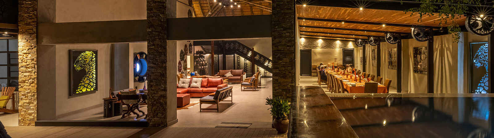 Chobe River Lodge: die Main Area Chobe River Lodge: die Main Area