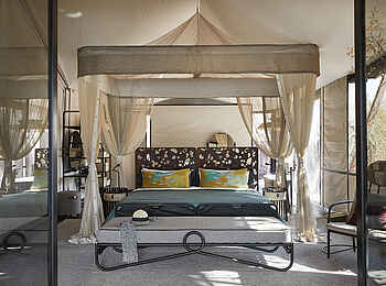 Molori Mashuma Luxury Tented Camp: Villa Style Tented Suite - Bett
