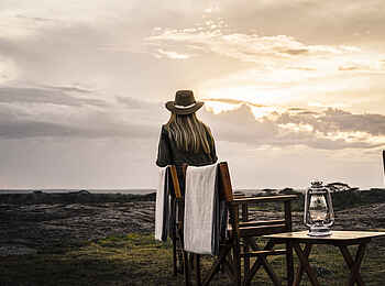 Sanctuary Kichakani Serengeti Camp: Blick in die Savanne Sanctuary Kichakani Serengeti Camp: Blick in die Savanne