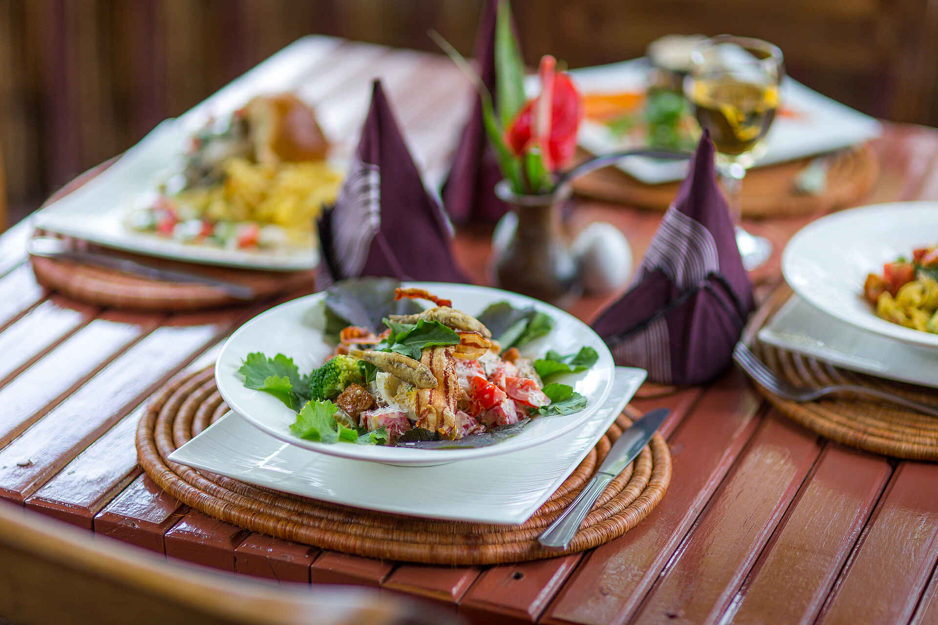 Heaven Boutique Hotel: Gedeckter Tisch im Restaurant