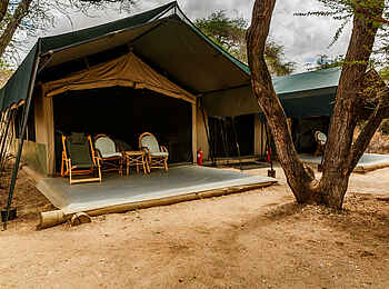 Porini Amboseli Camp: Terrasse Porini Amboseli Camp: Terrasse