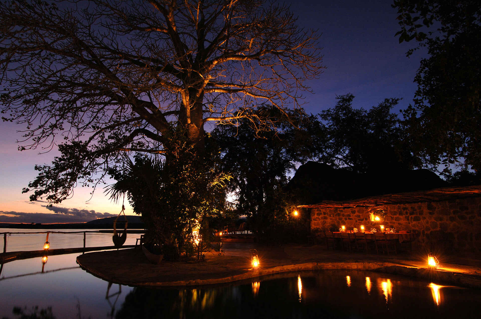 Sand Rivers Selous: Swimmingpool