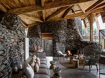 Singita Faru Faru: Gemütliche Lounge