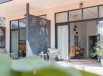 Waterfalls Lodge: Die Terrasse