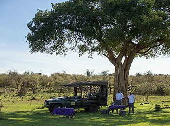 Mara Nyika Camp: Lunch im Gelände