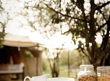 Serian Nkorombo: Das  Frühstücksbuffet