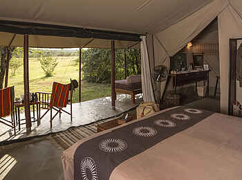 Encounter Mara Camp: Guest Tent Terrasse