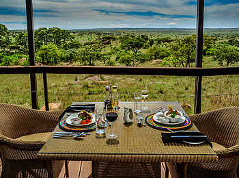 Lemala Kuria Hills: Lunch mit Aussicht