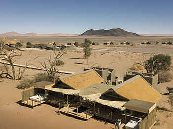 Little Kulala Lodge: Blick auf die Familienunterkunft Little Kulala Lodge: Blick auf die Familienunterkunft