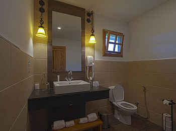 Ngorongoro Lions Paw Camp: Executive Twin Room Bad