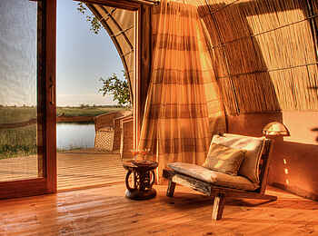 Okuti Camp: Private Veranda