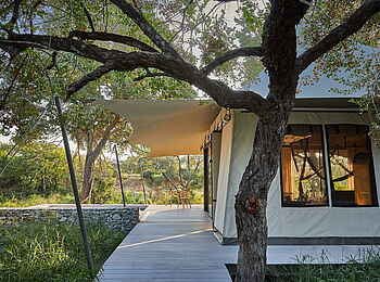 Saseka Tented Camp: Zugang zur Suite Saseka Tented Camp: Zugang zur Suite